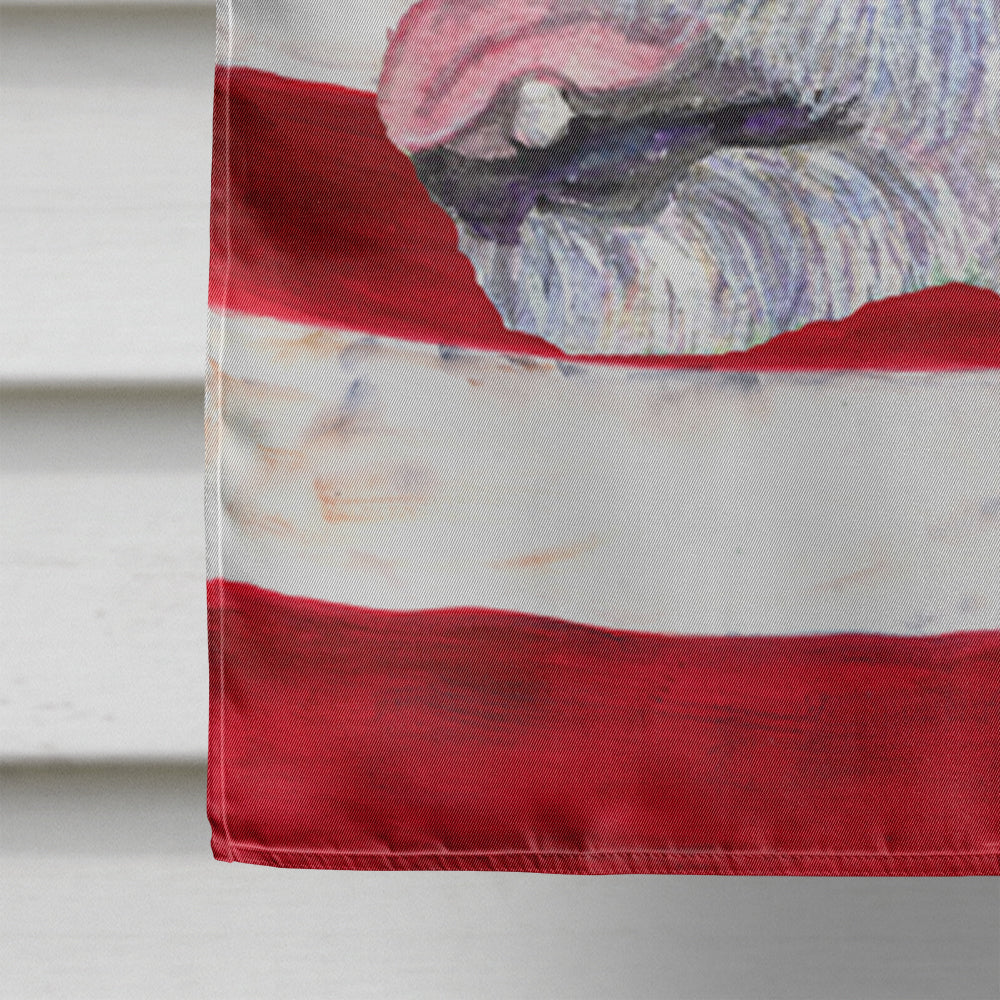 USA American Flag with Jack Russell Terrier Flag Canvas House Size  the-store.com.