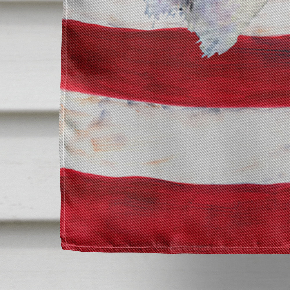 USA American Flag with Fox Terrier Flag Canvas House Size  the-store.com.