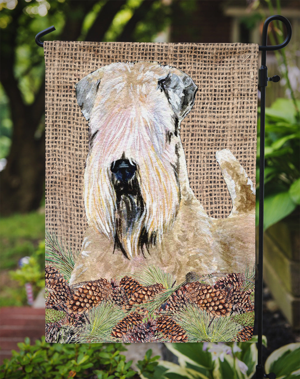 Wheaten Terrier Soft Coated Flag Garden Size