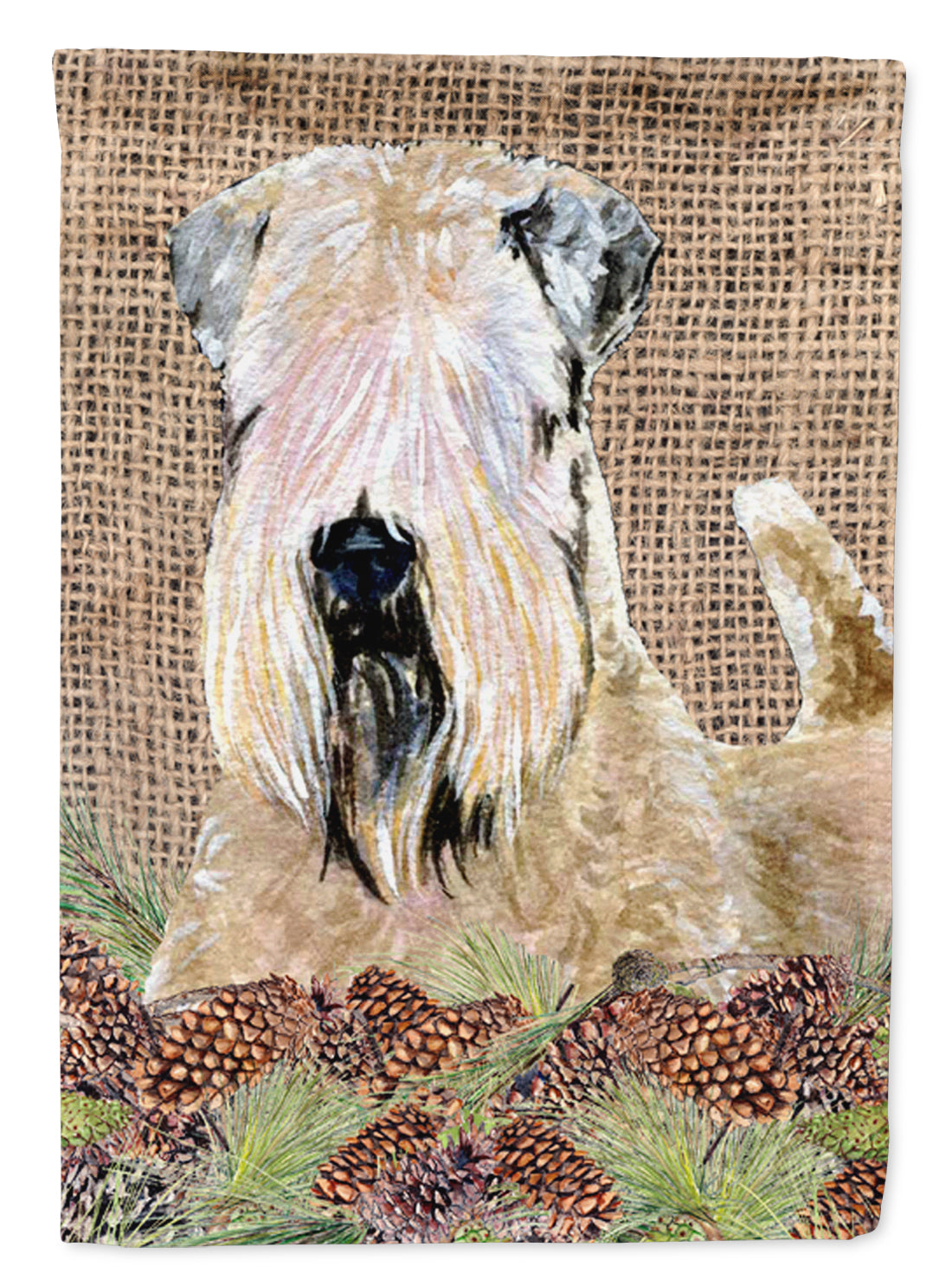 Wheaten Terrier Soft Coated Flag Garden Size