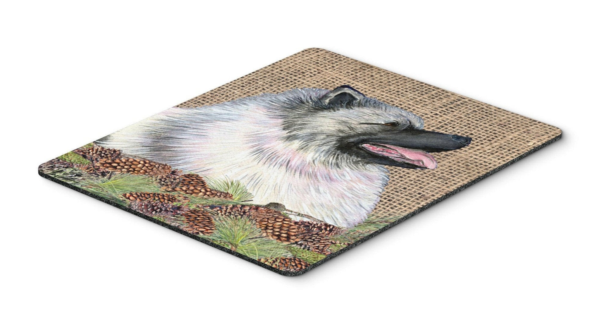 Keeshond Mouse Pad, Hot Pad or Trivet by Caroline's Treasures