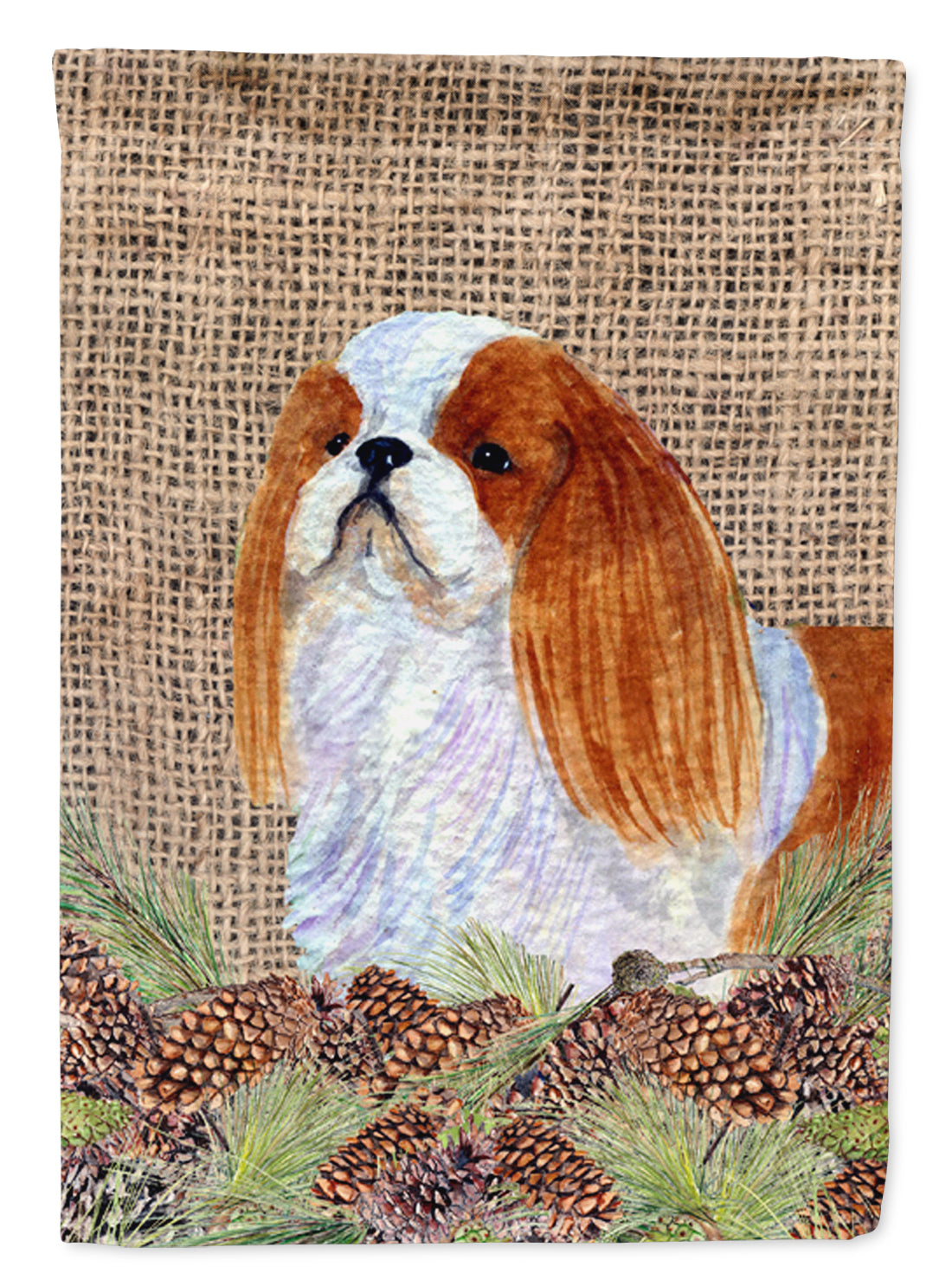 English Toy Spaniel Flag Canvas House Size  the-store.com.