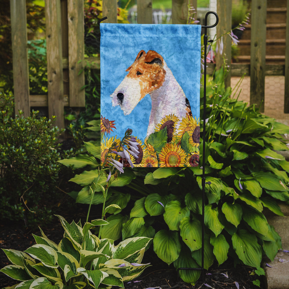 Fox Terrier Flag Garden Size