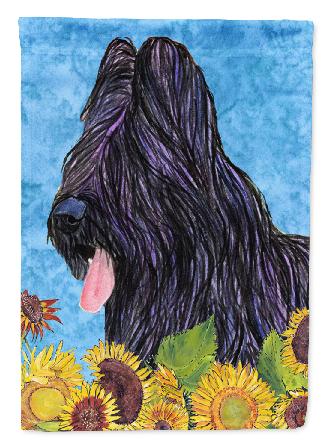 Briard Flag Canvas House Size  the-store.com.