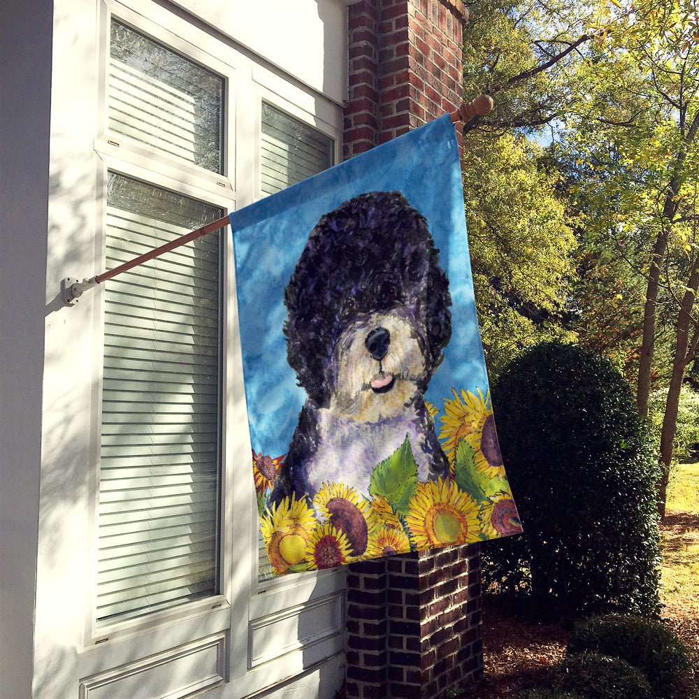 Portuguese Water Dog Flag Canvas House Size  the-store.com.