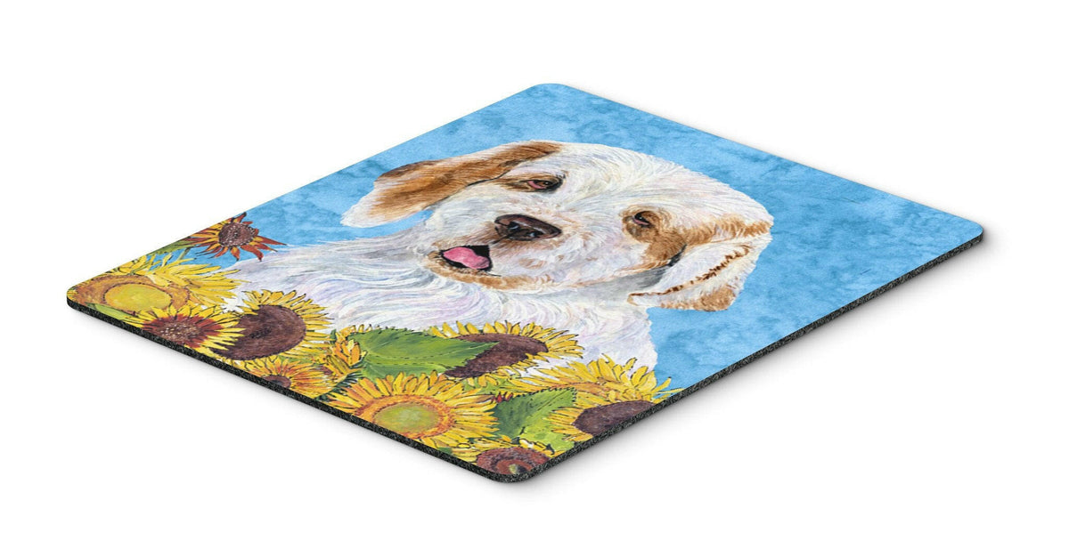 Clumber Spaniel Mouse Pad, Hot Pad or Trivet by Caroline&#39;s Treasures