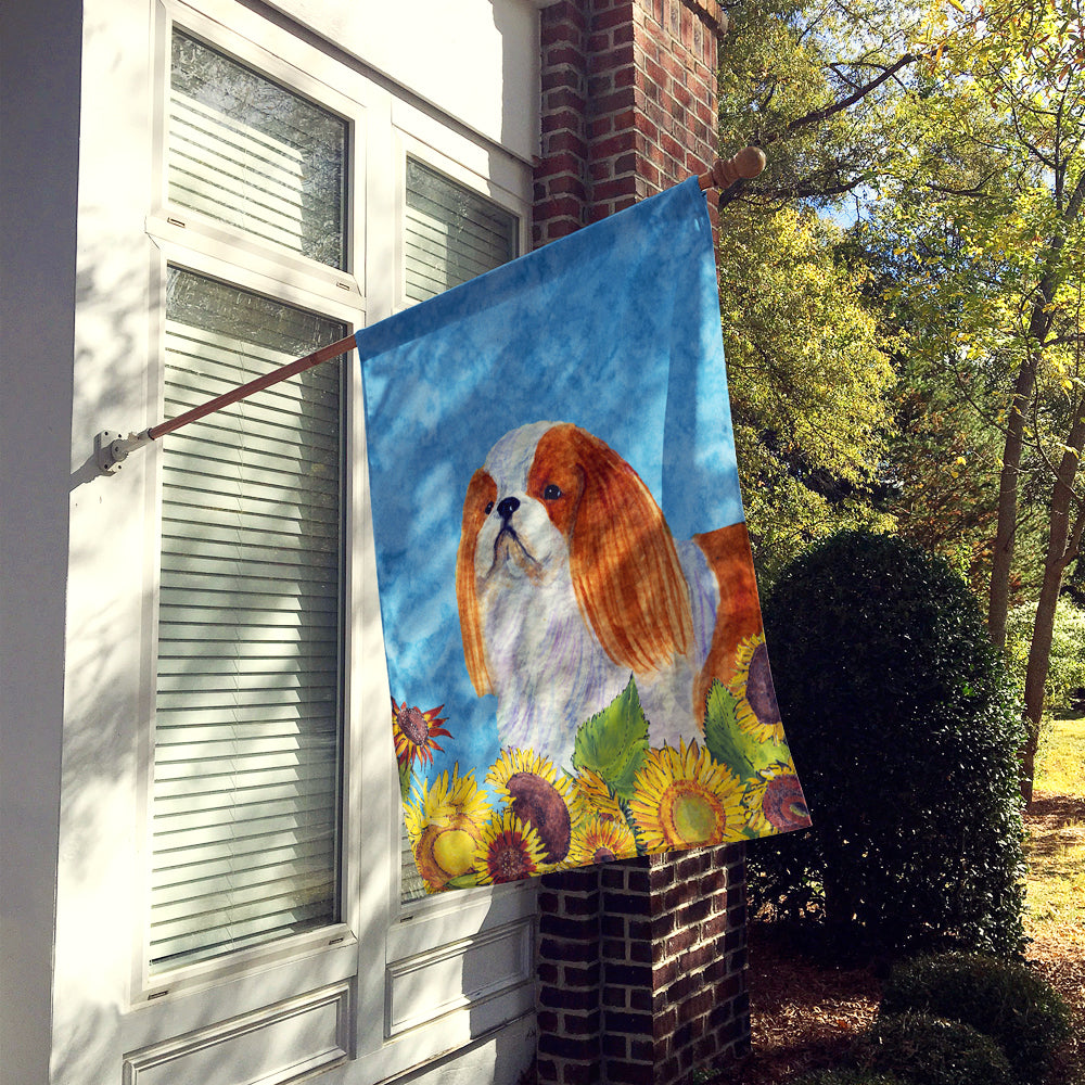 English Toy Spaniel Flag Canvas House Size  the-store.com.