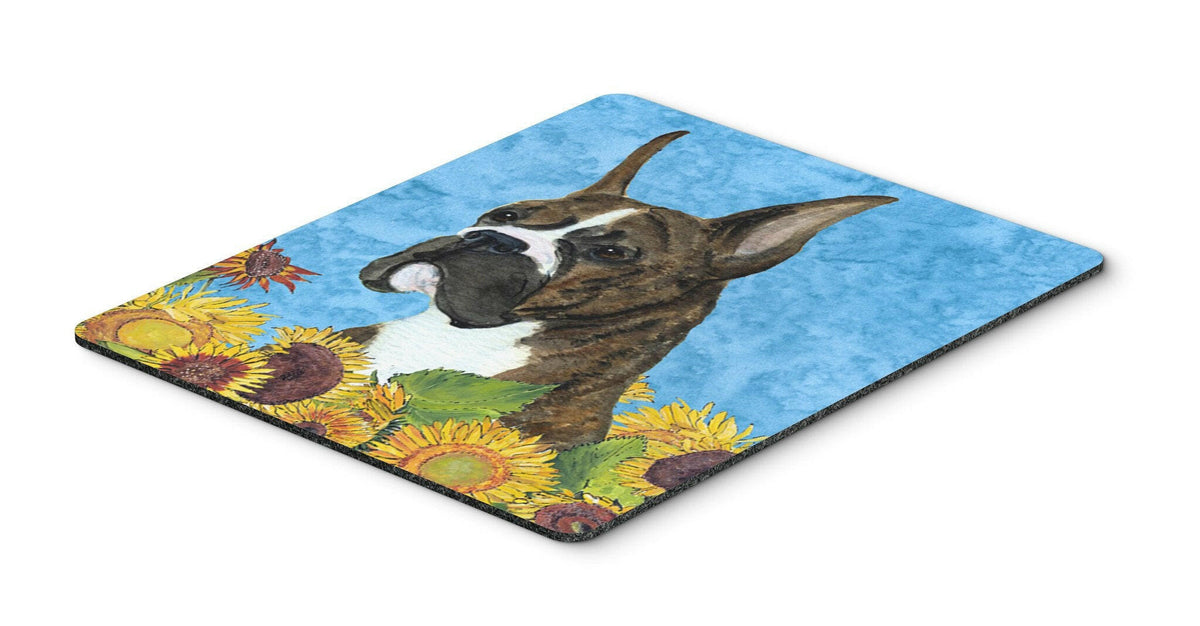 Boxer Mouse Pad, Hot Pad or Trivet by Caroline&#39;s Treasures