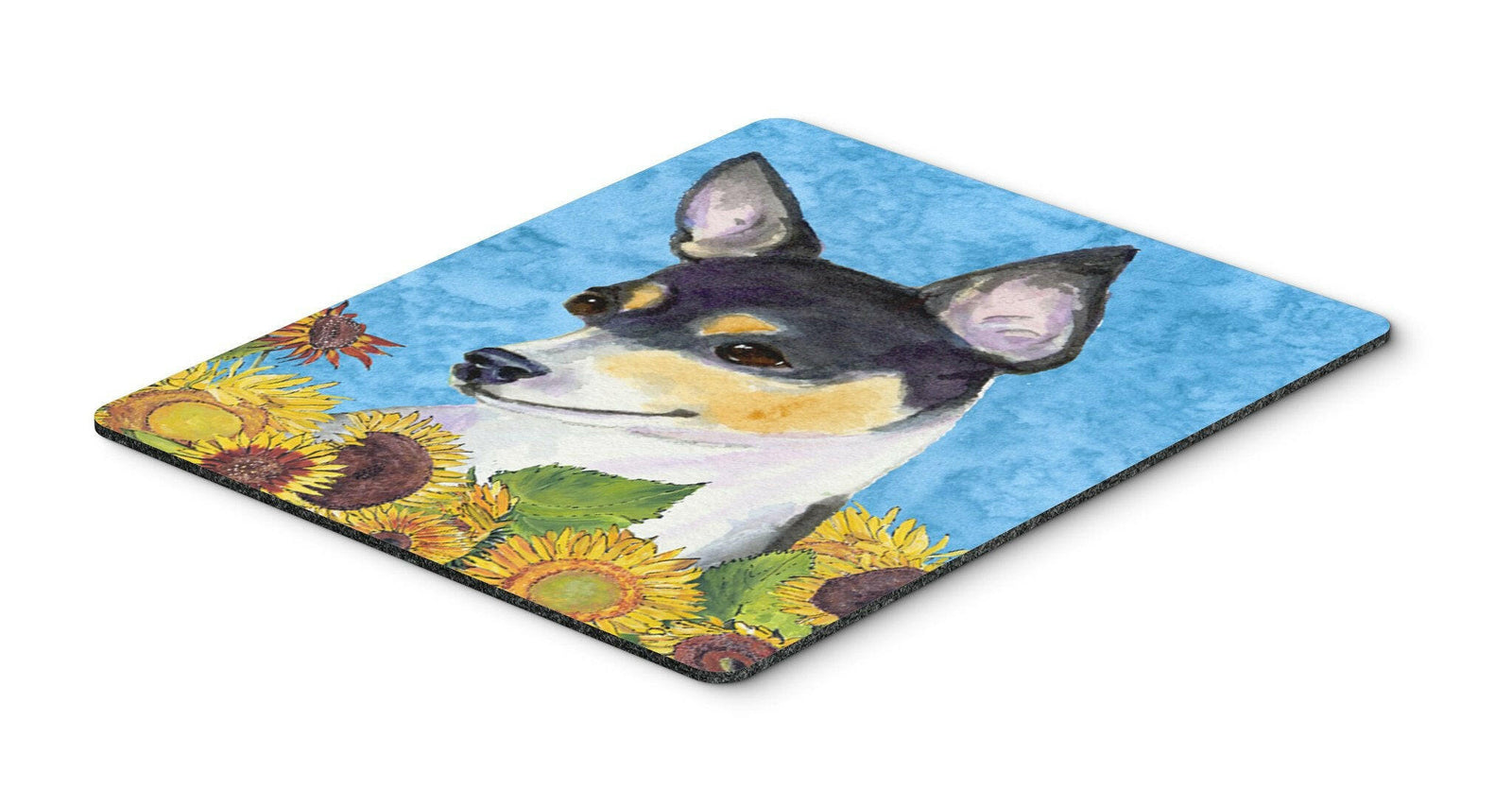 Fox Terrier Mouse Pad, Hot Pad or Trivet by Caroline's Treasures