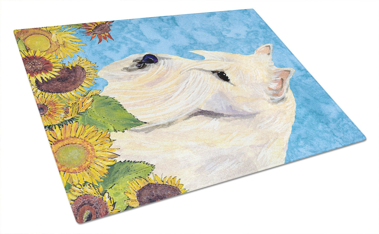 Scottish Terrier Glass Cutting Board Large by Caroline's Treasures