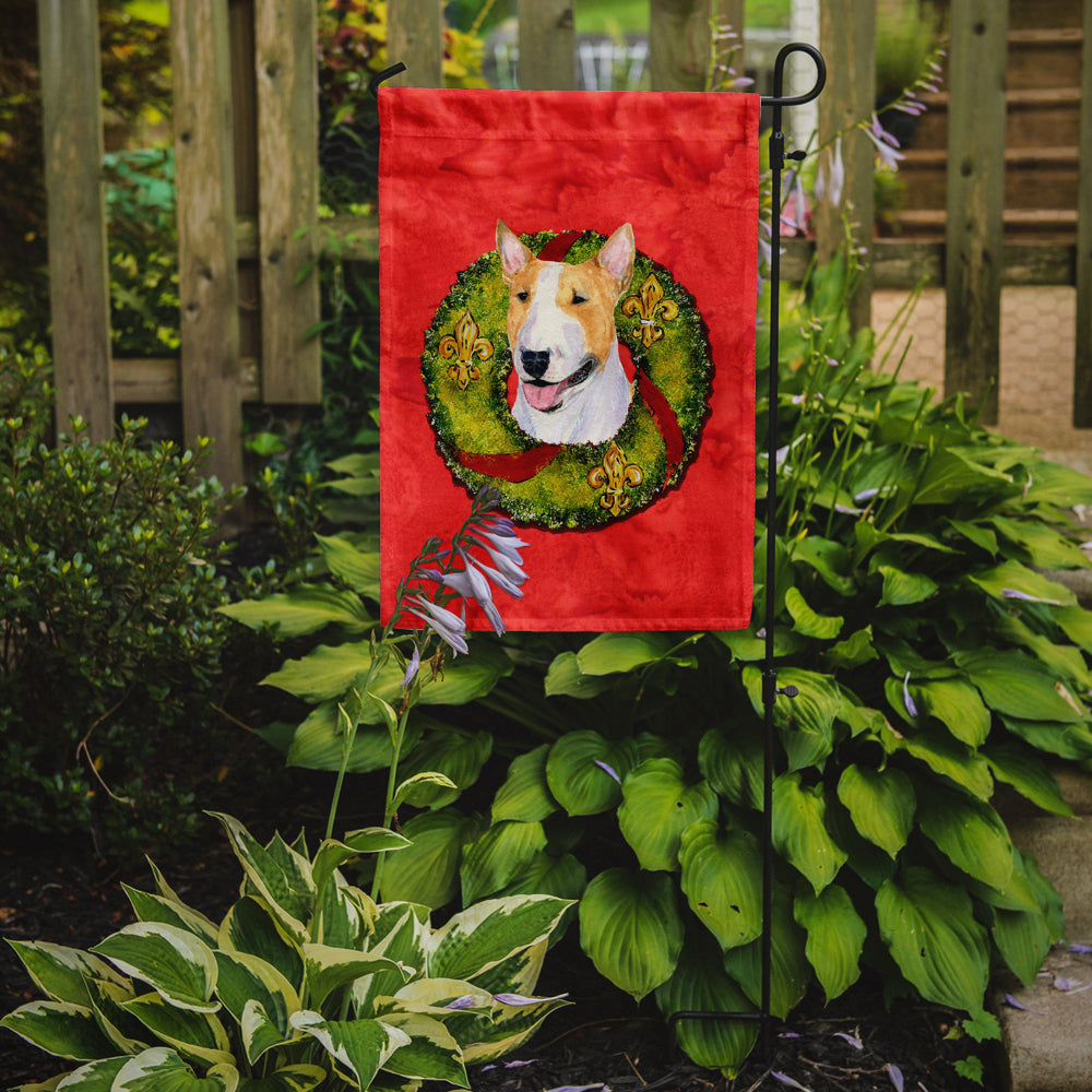 Bull Terrier Flag Garden Size.