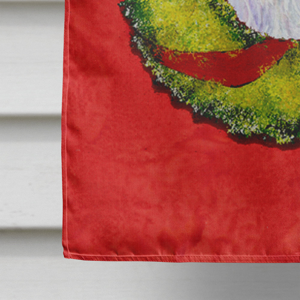 Clumber Spaniel Flag Canvas House Size