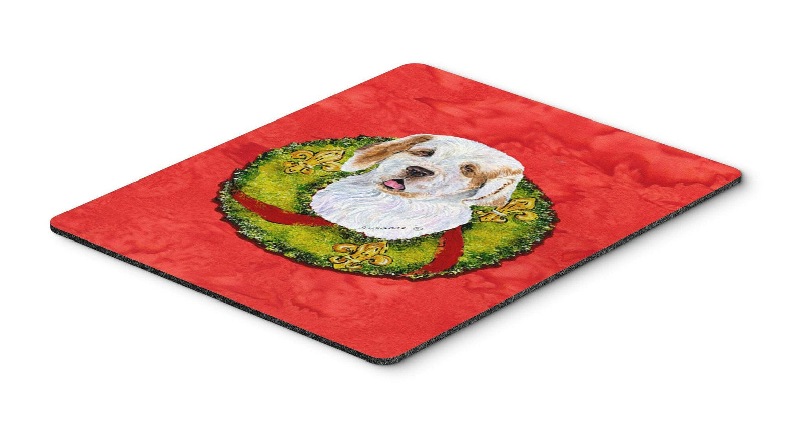 Clumber Spaniel Mouse Pad, Hot Pad or Trivet by Caroline's Treasures
