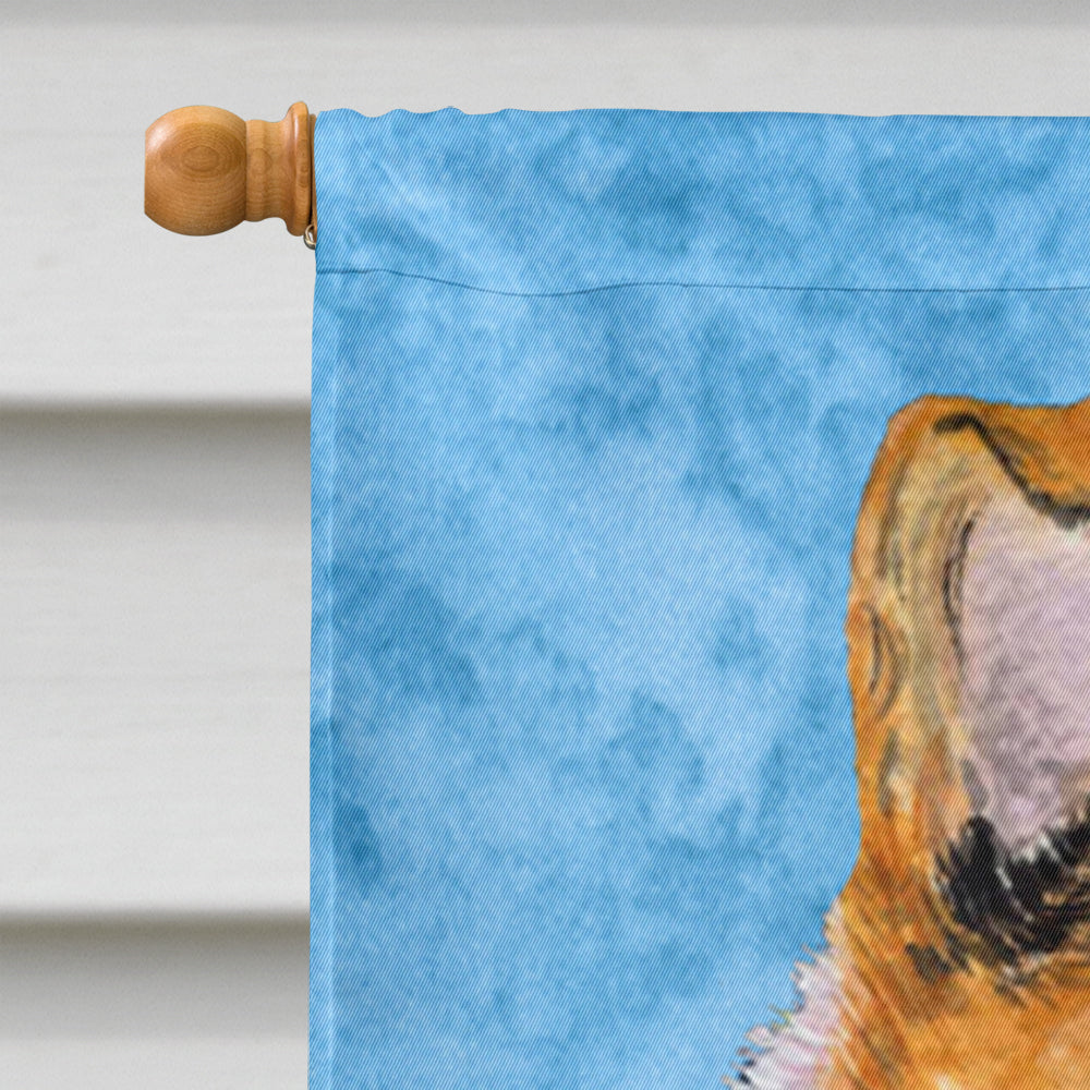 Collie Smooth Flag Canvas House Size