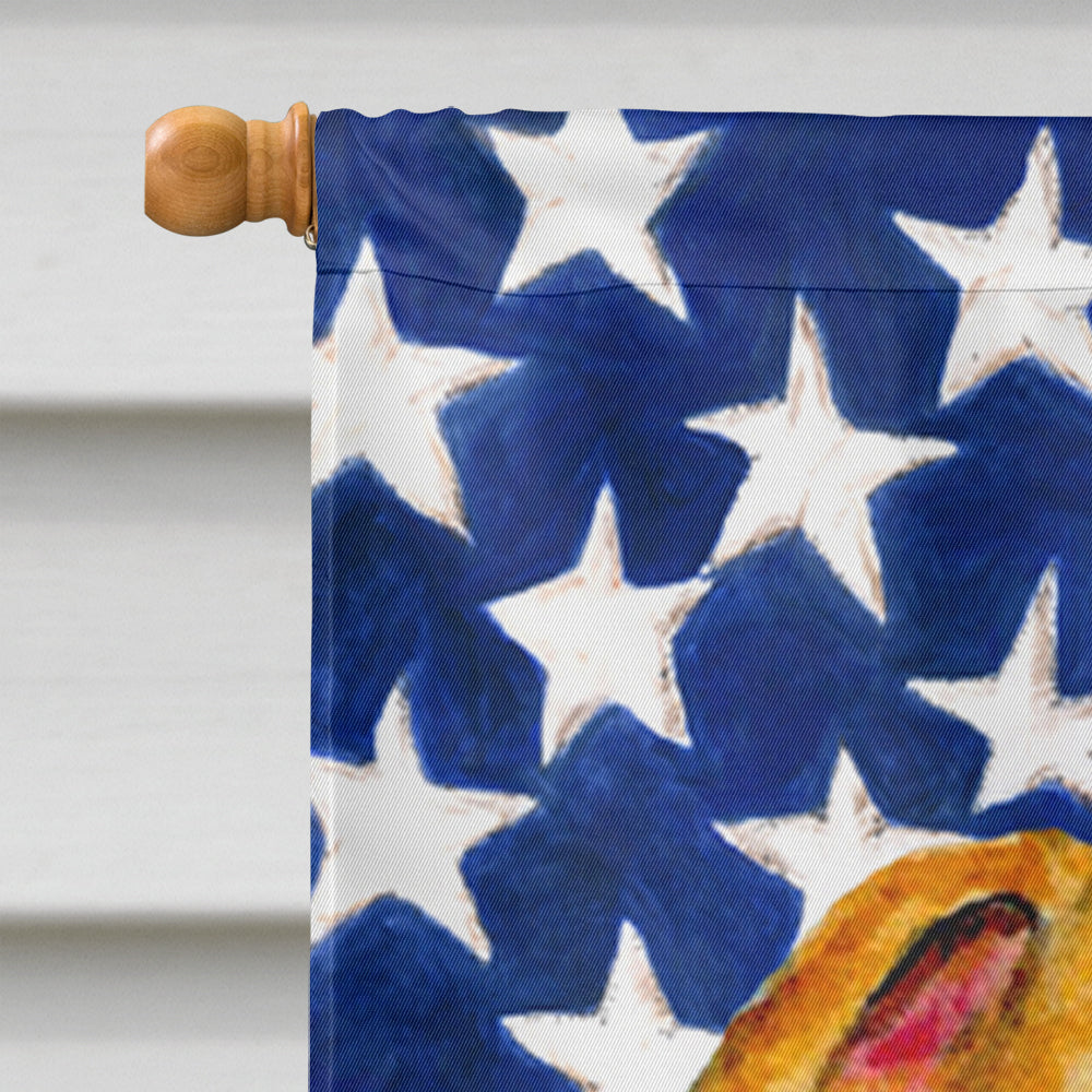USA American Flag with Whippet Flag Canvas House Size  the-store.com.