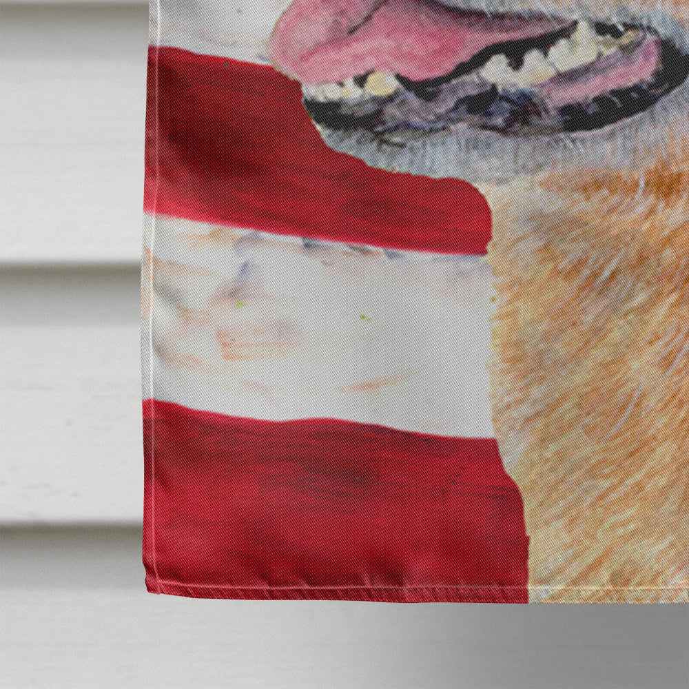 USA American Flag with Australian Cattle Dog Flag Canvas House Size  the-store.com.