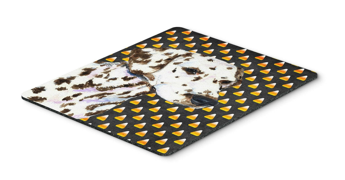 Dalmatian Candy Corn Halloween Portrait Mouse Pad, Hot Pad or Trivet by Caroline&#39;s Treasures