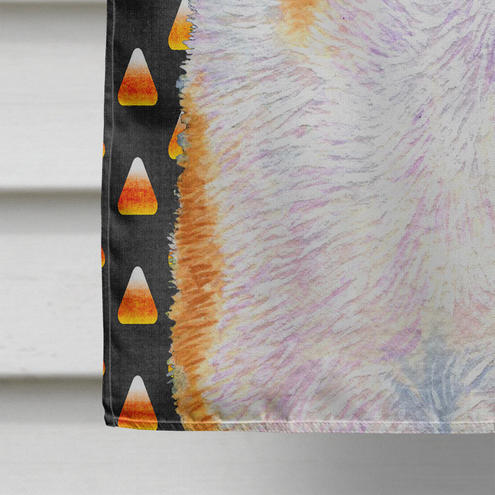 Collie Smooth Candy Corn Halloween Portrait Flag Canvas House Size  the-store.com.