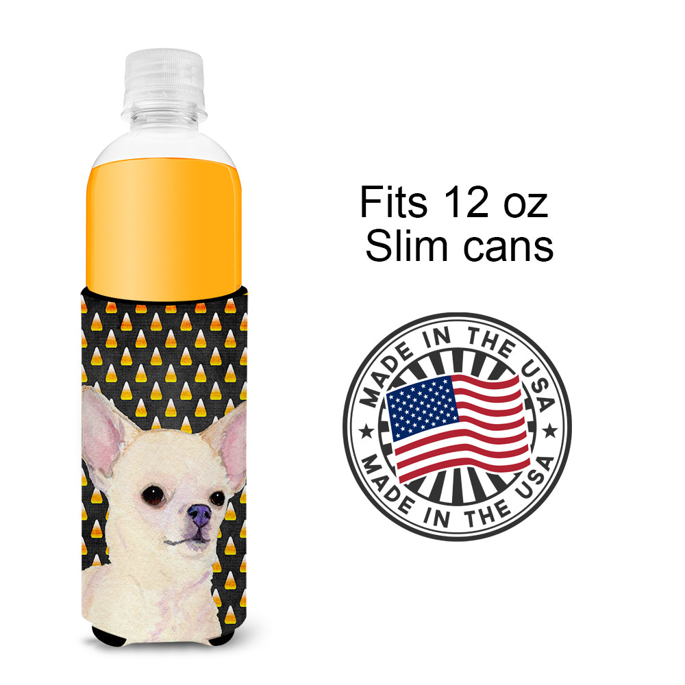 Chihuahua Candy Corn Halloween Portrait Ultra Beverage Insulators for slim cans SS4265MUK