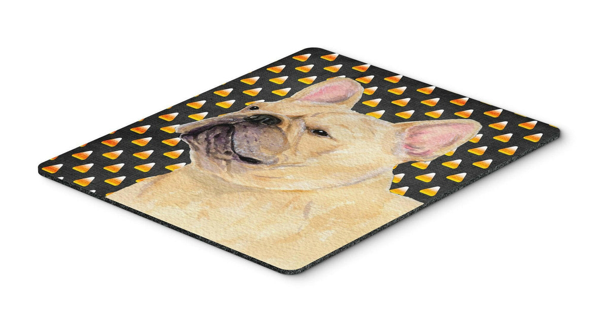 French Bulldog Candy Corn Halloween Portrait Mouse Pad, Hot Pad or Trivet by Caroline&#39;s Treasures