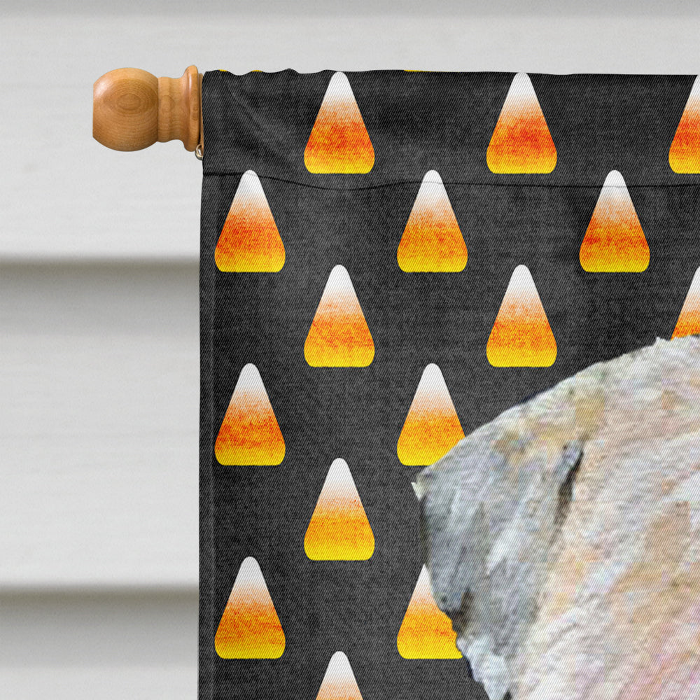 Wheaten Terrier Soft Coated Candy Corn Halloween  Flag Canvas House Size  the-store.com.