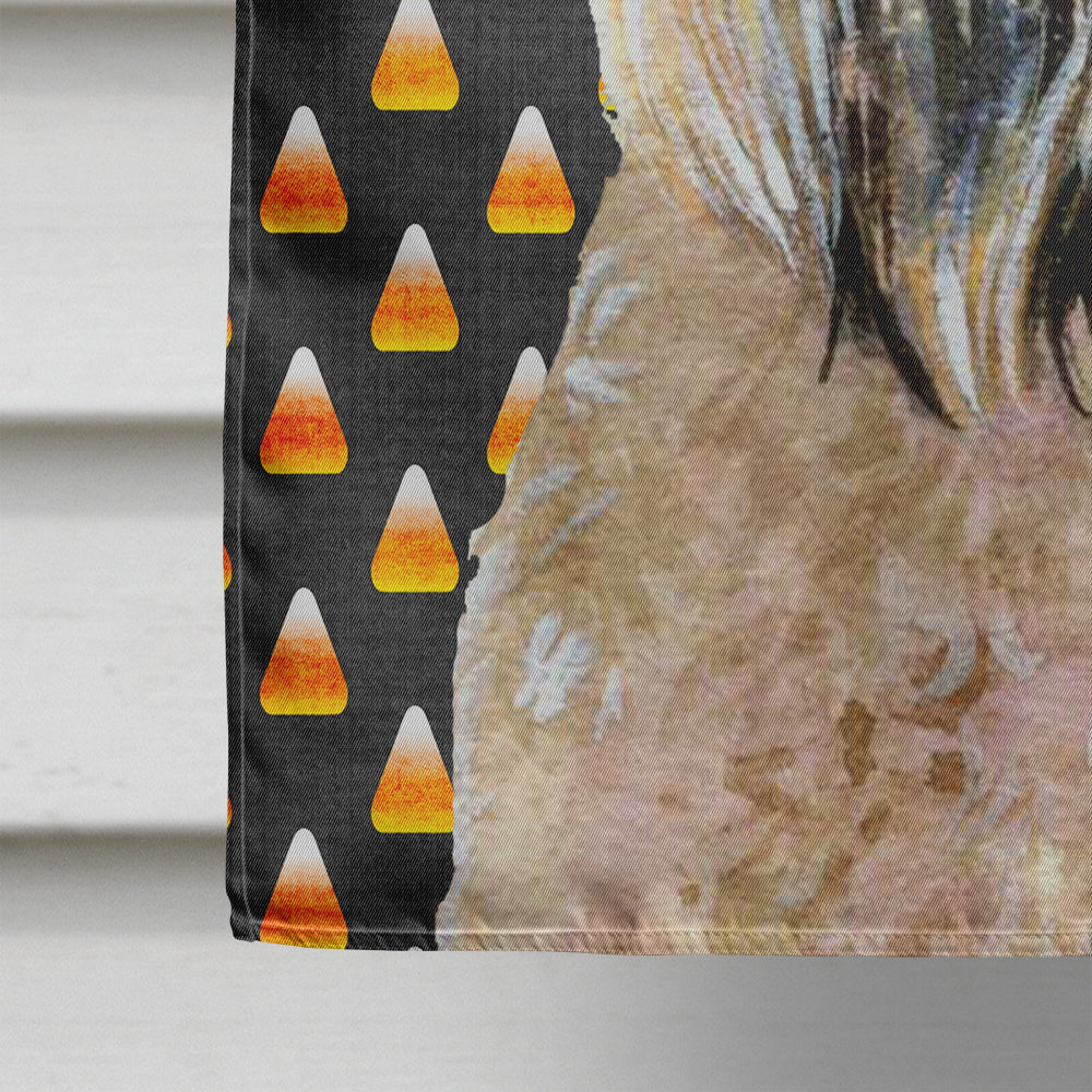 Wheaten Terrier Soft Coated Candy Corn Halloween  Flag Canvas House Size