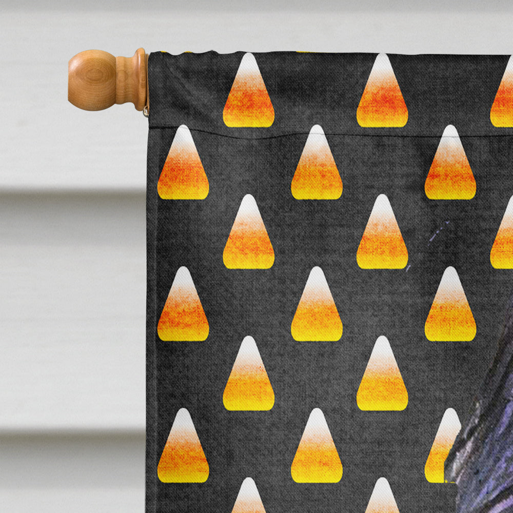Briard Candy Corn Halloween Portrait Flag Canvas House Size  the-store.com.