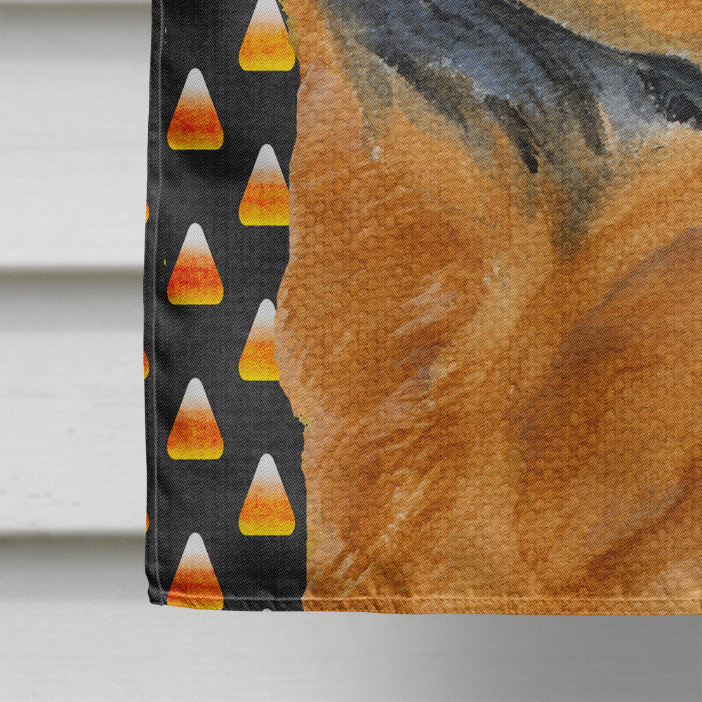Chow Chow Candy Corn Halloween Portrait Flag Canvas House Size  the-store.com.