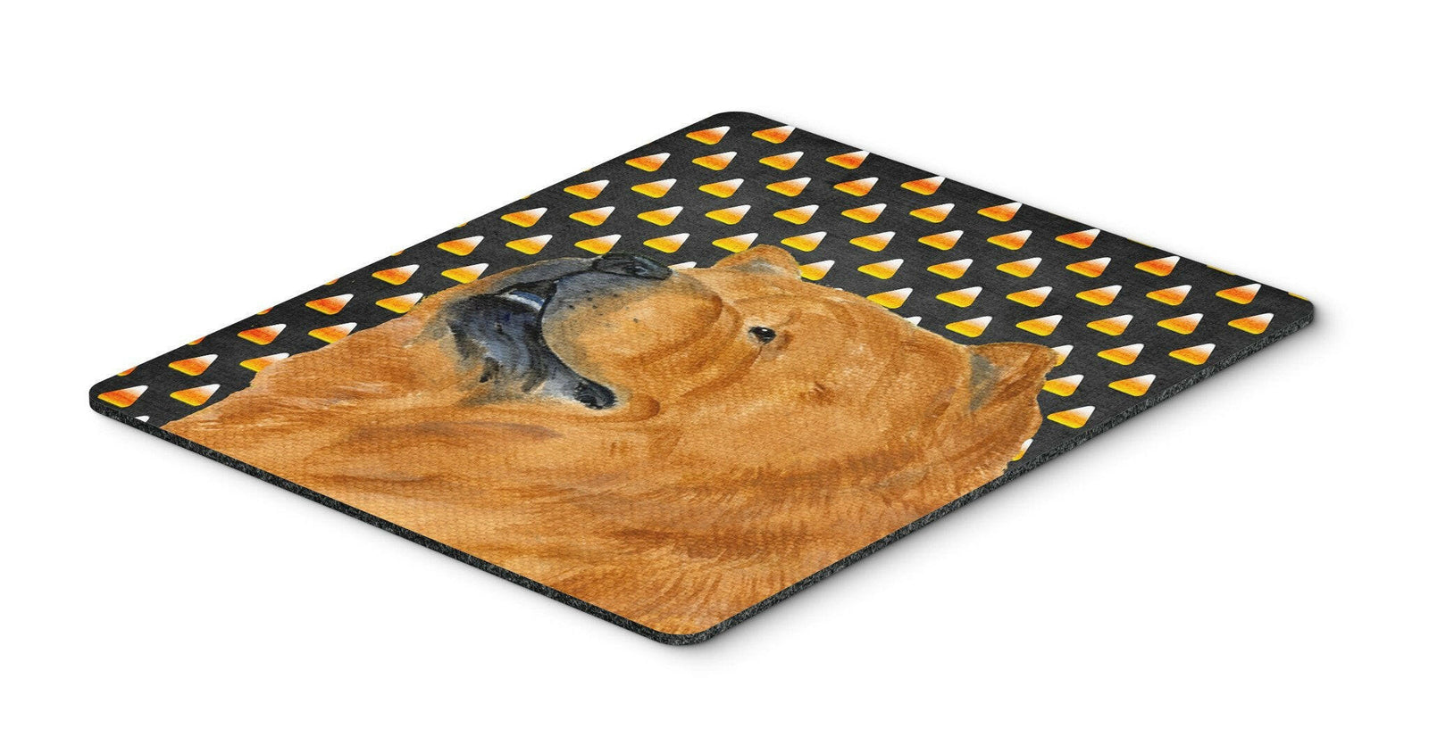 Chow Chow Candy Corn Halloween Portrait Mouse Pad, Hot Pad or Trivet by Caroline's Treasures
