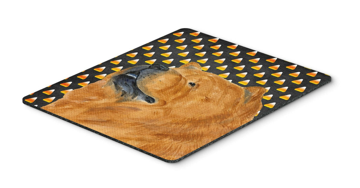 Chow Chow Candy Corn Halloween Portrait Mouse Pad, Hot Pad or Trivet by Caroline&#39;s Treasures