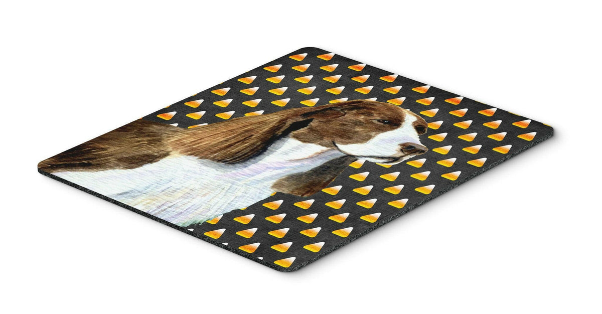 Springer Spaniel Candy Corn Halloween Portrait Mouse Pad, Hot Pad or Trivet by Caroline&#39;s Treasures