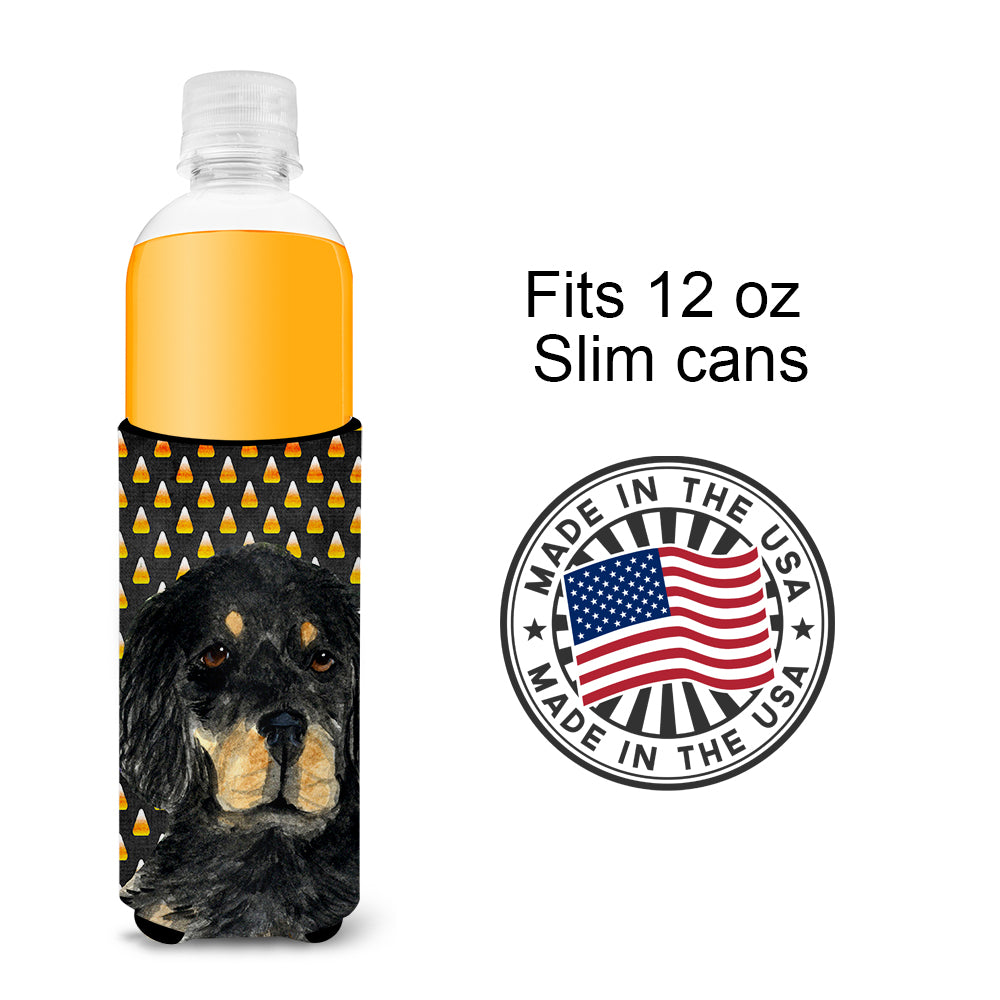 Gordon Setter Candy Corn Halloween Portrait Ultra Beverage Insulators for slim cans SS4308MUK.