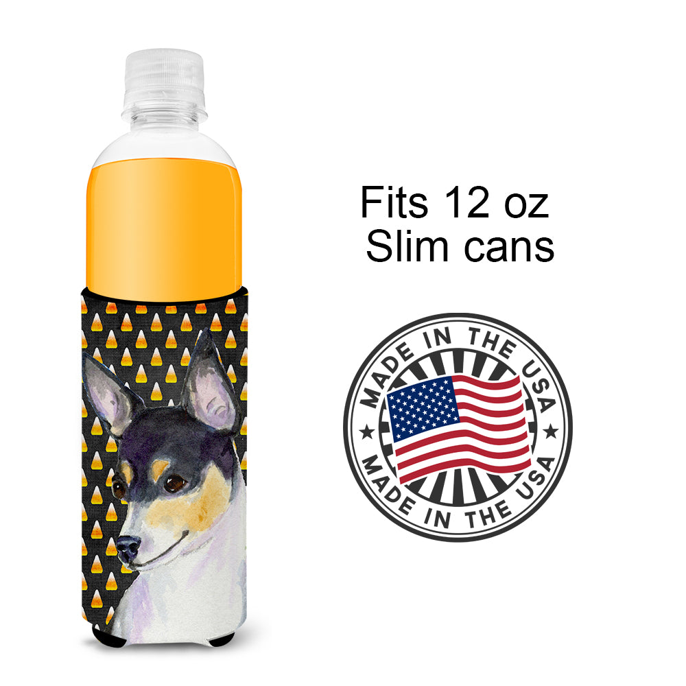 Chihuahua Candy Corn Halloween Portrait Ultra Beverage Insulators for slim cans SS4311MUK