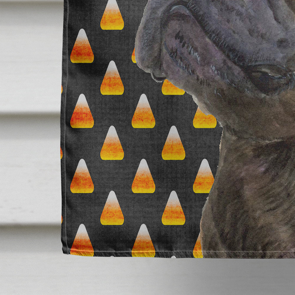 French Bulldog Candy Corn Halloween Portrait Flag Canvas House Size  the-store.com.