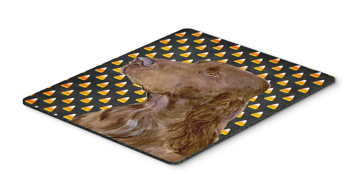 Field Spaniel Candy Corn Halloween Portrait Mouse Pad, Hot Pad or Trivet by Caroline&#39;s Treasures