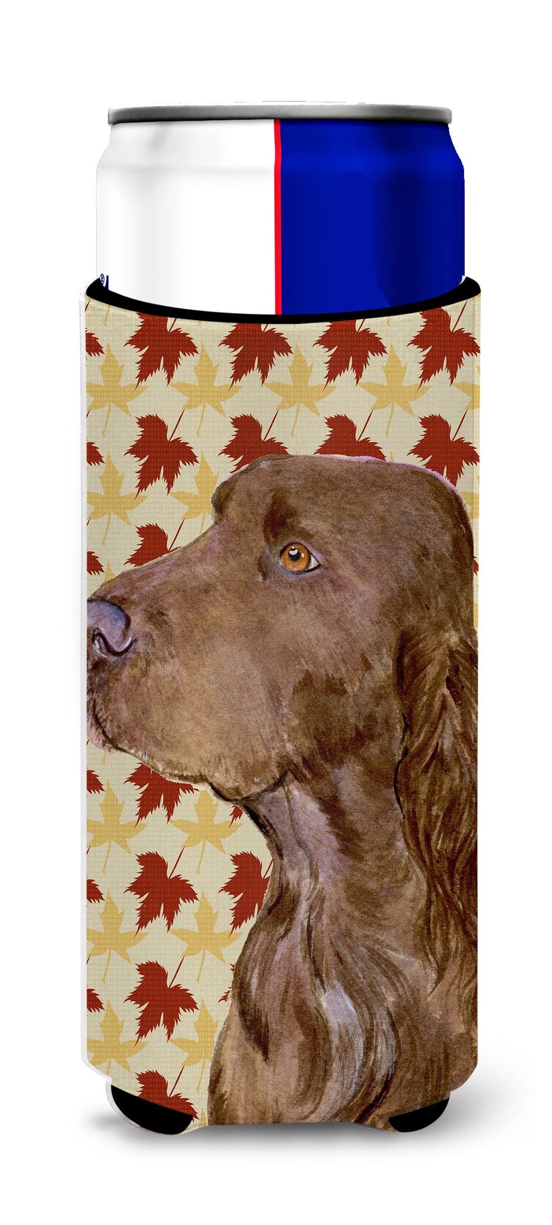 Field Spaniel Fall Leaves Portrait Ultra Beverage Insulators for slim cans SS4331MUK