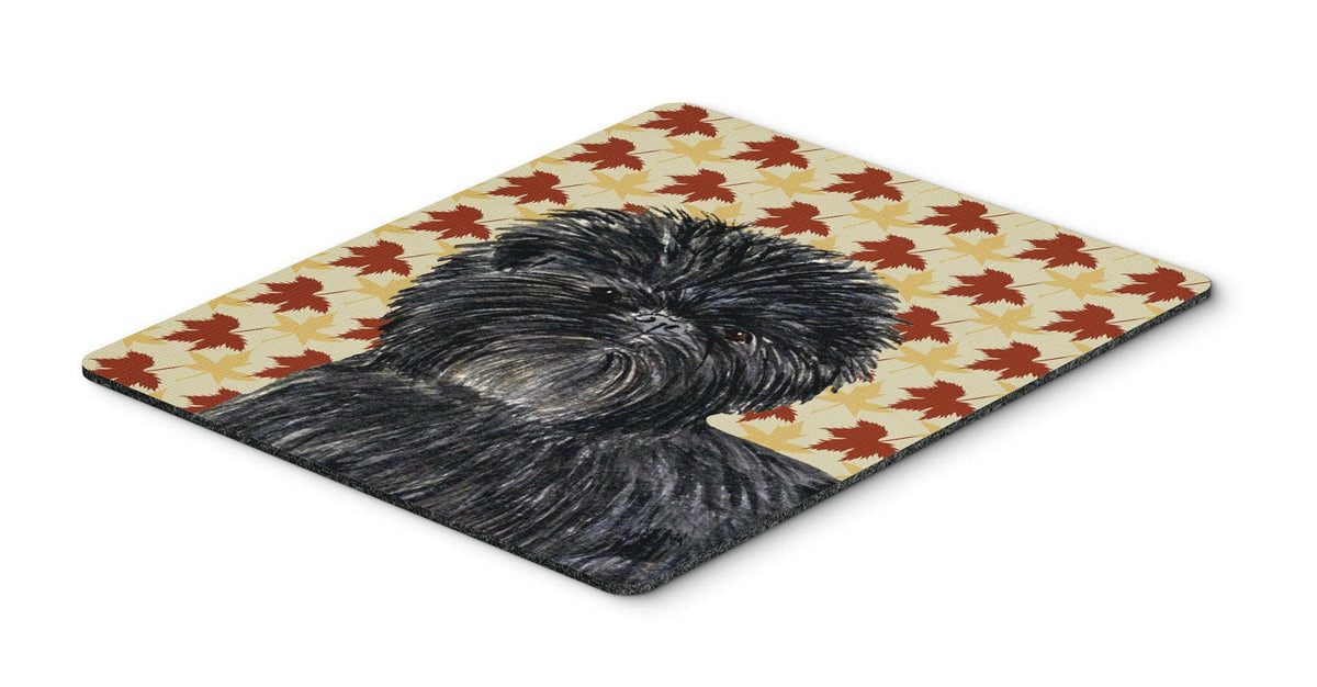 Affenpinscher Fall Leaves Portrait Mouse Pad, Hot Pad or Trivet by Caroline&#39;s Treasures