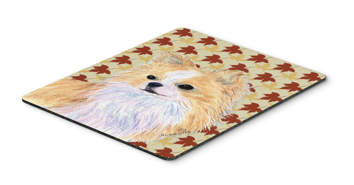 Chihuahua Fall Leaves Portrait Mouse Pad, Hot Pad or Trivet by Caroline&#39;s Treasures