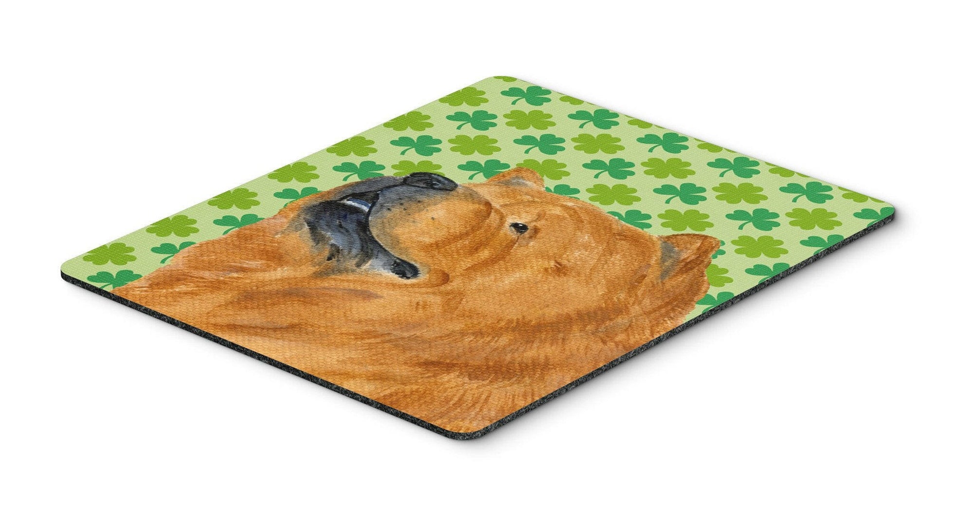 Chow Chow St. Patrick's Day Shamrock Portrait Mouse Pad, Hot Pad or Trivet by Caroline's Treasures