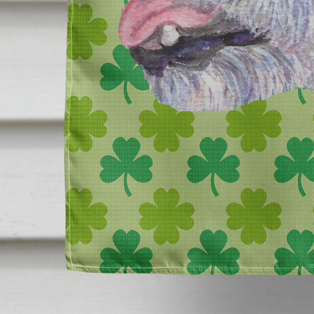 Jack Russell Terrier St. Patrick's Day Shamrock Portrait Flag Canvas House Size
