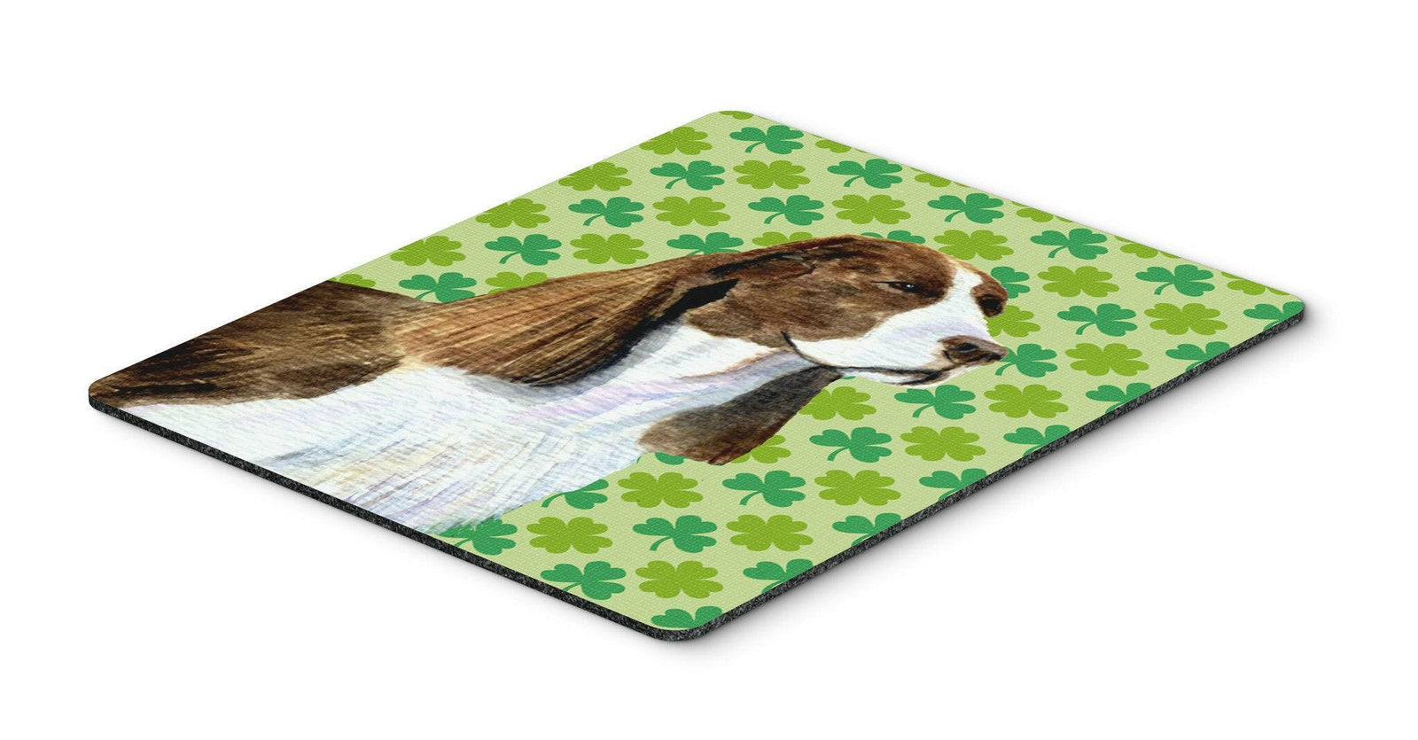 Springer Spaniel St. Patrick's Day Shamrock Mouse Pad, Hot Pad or Trivet by Caroline's Treasures