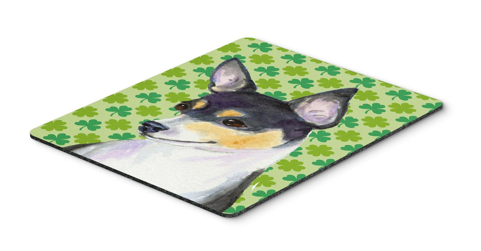 Chihuahua St. Patrick's Day Shamrock Portrait Mouse Pad, Hot Pad or Trivet by Caroline's Treasures