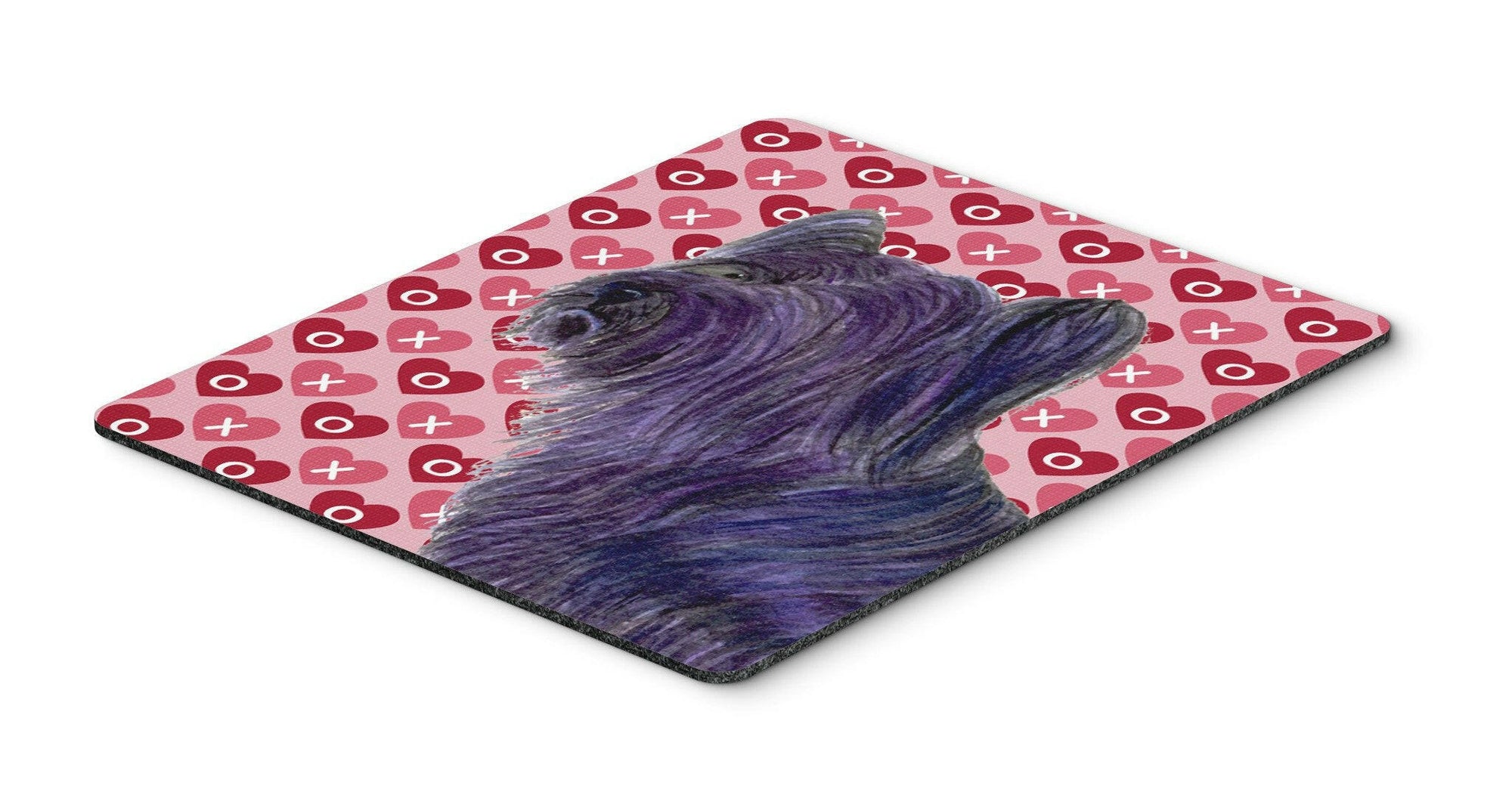 Skye Terrier Hearts Love and Valentine's Day Mouse Pad, Hot Pad or Trivet by Caroline's Treasures