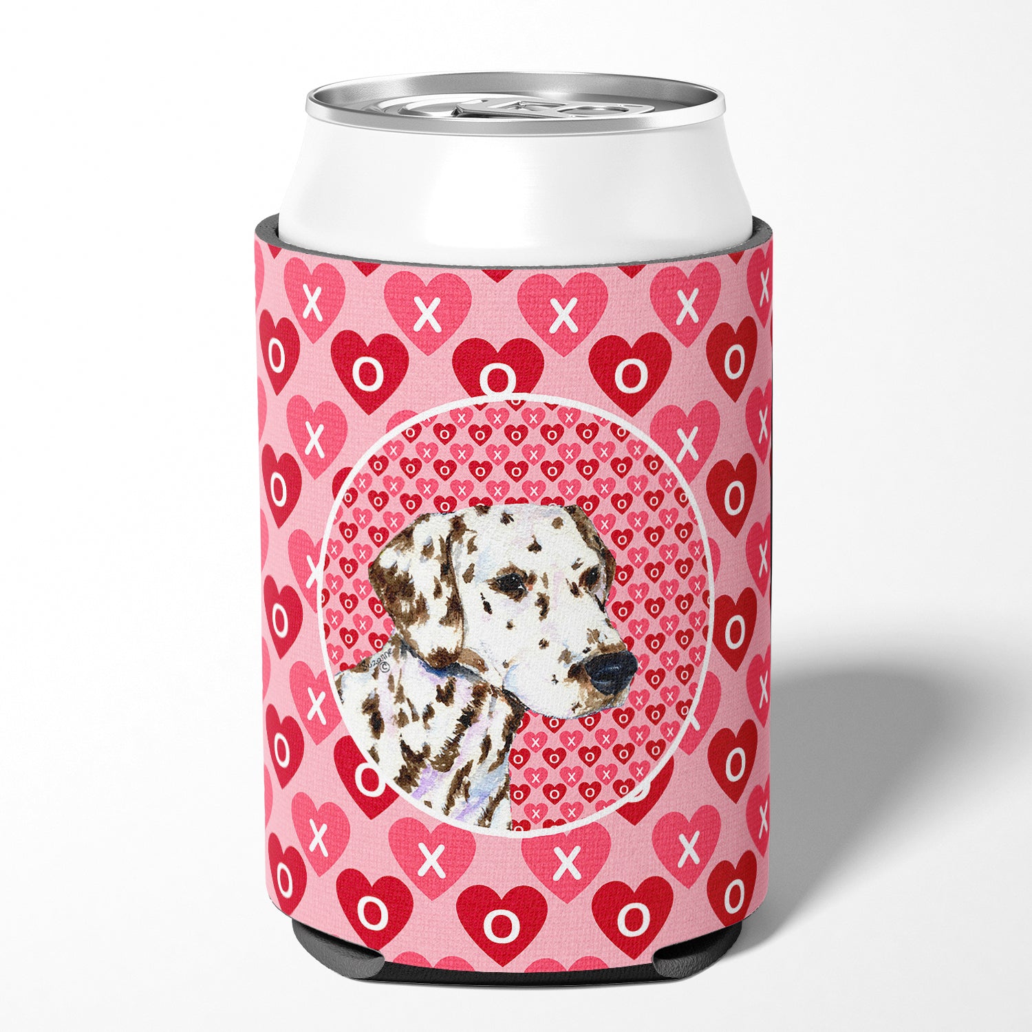 Dalmatian  Can or Bottle Beverage Insulator Hugger.