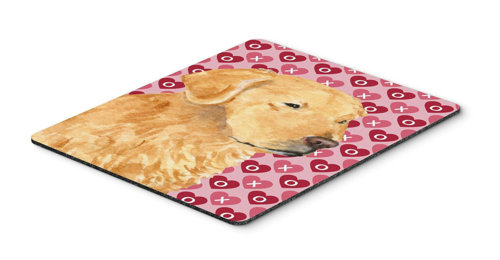 Golden Retriever Hearts Love and Valentine's Day Mouse Pad, Hot Pad or Trivet by Caroline's Treasures