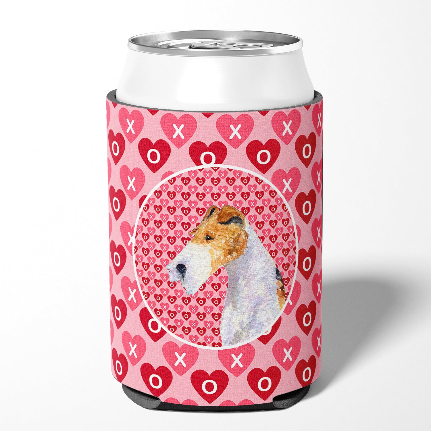 Fox Terrier  Can or Bottle Beverage Insulator Hugger.