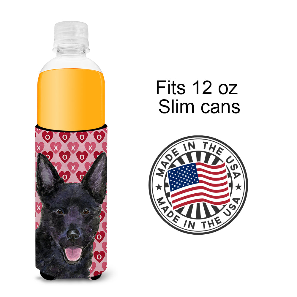 Australian Kelpie Hearts Love Valentine's Day Ultra Beverage Insulators for slim cans SS4498MUK