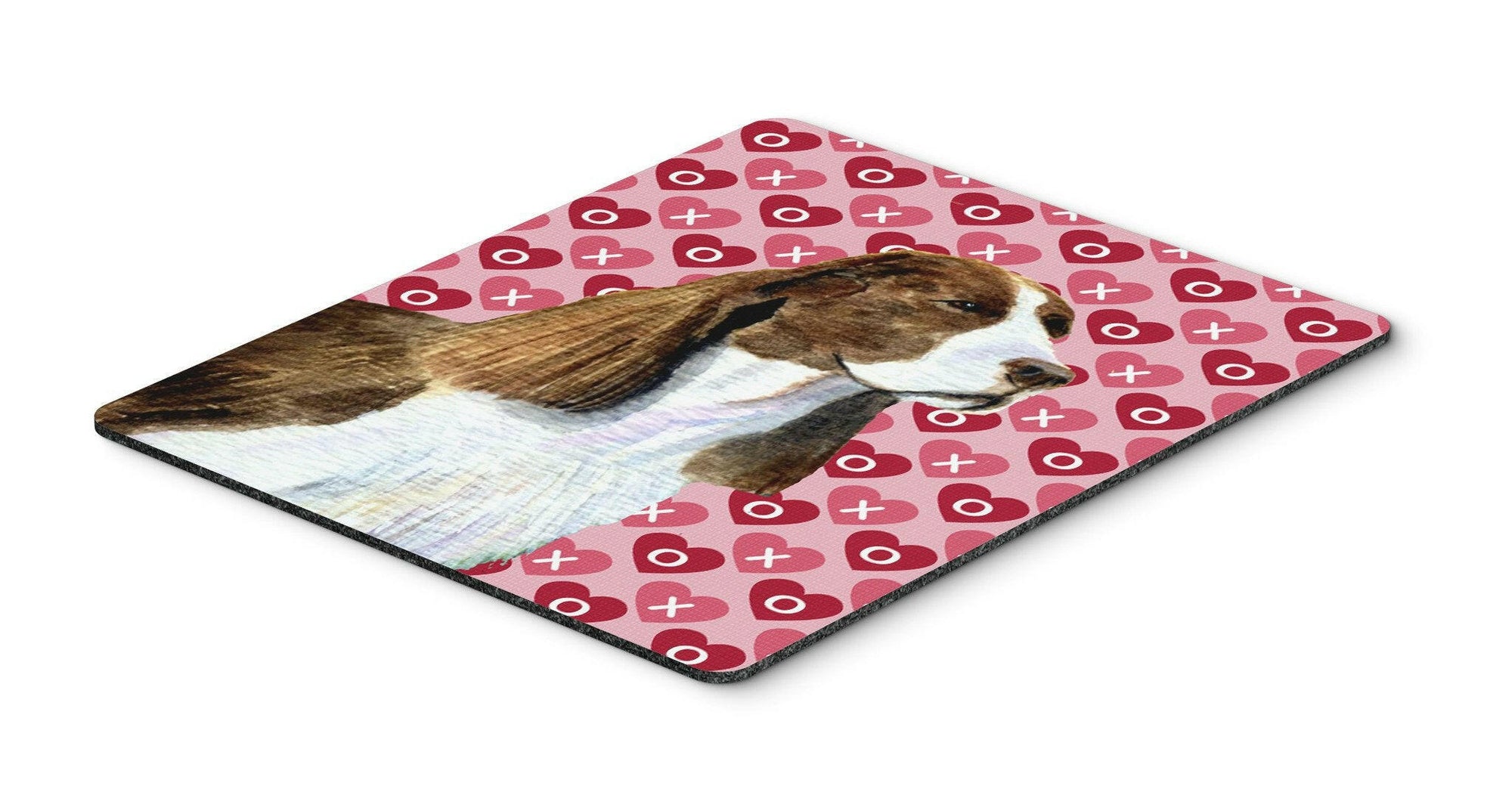 Springer Spaniel Hearts Love and Valentine's Day Mouse Pad, Hot Pad or Trivet by Caroline's Treasures