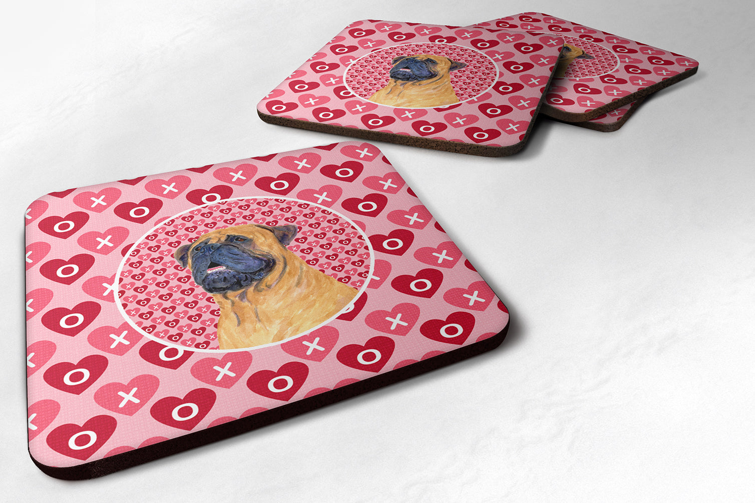 Set of 4 Mastiff  Foam Coasters - the-store.com