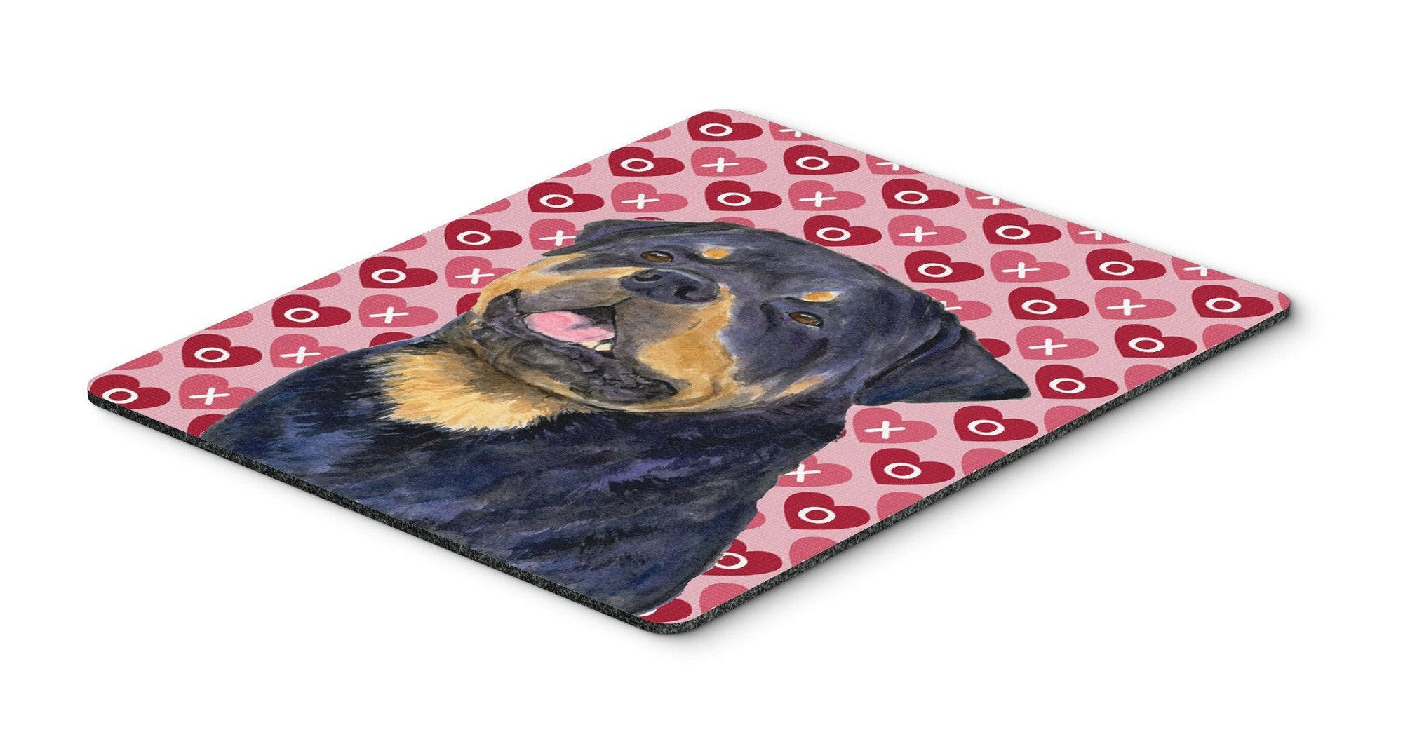 Rottweiler Hearts Love and Valentine's Day Mouse Pad, Hot Pad or Trivet by Caroline's Treasures